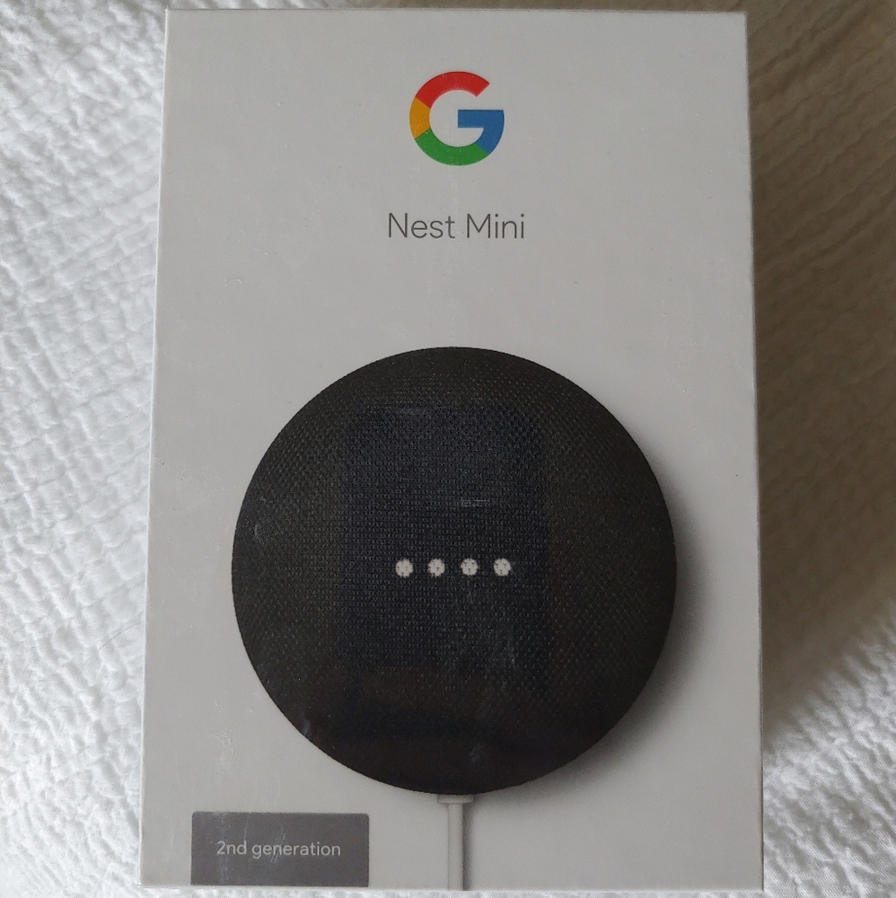 Google Nest Mini 2nd Generation in Charcoal